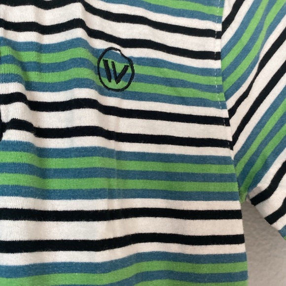 Striped Green and Blue T-Shirt - Picture 4 of 5